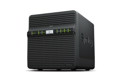 Synology DiskStation DS423 data-opslag-server NAS Realtek RTD1619B 2 GB DDR4 DiskStation Manager Zwart