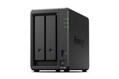 Synology DiskStation DS723+ data-opslag-server NAS Tower AMD Ryzen R1600 2 GB DDR4 DiskStation Manager Zwart