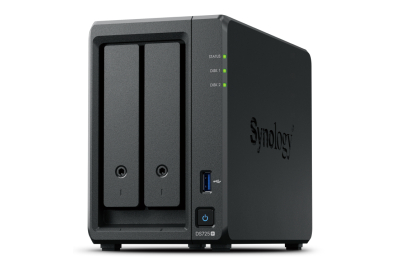 Synology DiskStation DS725+ data-opslag-server NAS Ryzen Embedded R1600 4 GB DDR4 0 TB Zwart