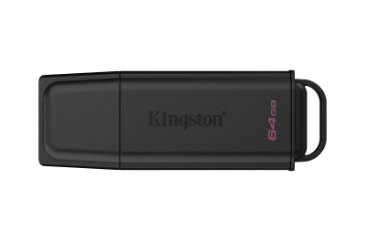 Kingston Technology DataTraveler 64GB Portable USB 3.2 Gen 1 Exodia Black