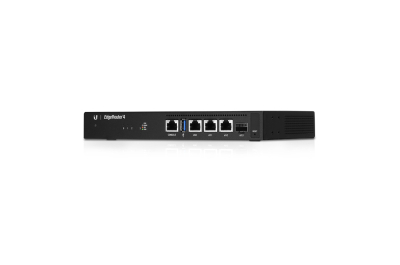 Ubiquiti EdgeRouter 4 bedrade router Gigabit Ethernet Zwart