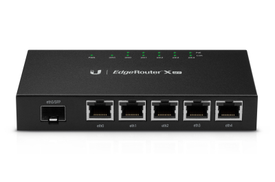 Ubiquiti ER-X-SFP bedrade router Zwart