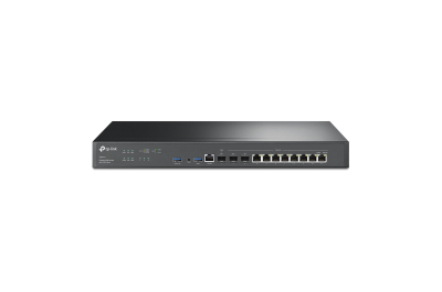 TP-Link Omada ER8411 bedrade router Gigabit Ethernet Zwart