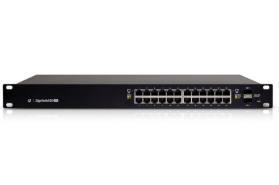 Ubiquiti Networks ES-24-250W netwerk-switch Managed L2/L3 Gigabit Ethernet (10/100/1000) Power over Ethernet (PoE) 1U Zwart