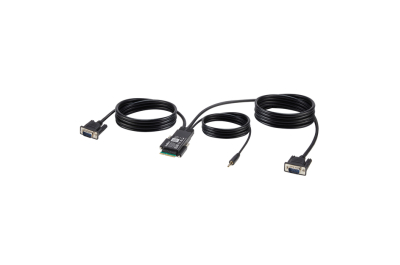 Belkin F1DN2MOD-CC-V06 toetsenbord-video-muis (kvm) kabel Zwart 1,8 m