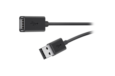 Belkin USB 2.0 A M/F 1.8m USB-kabel 1,8 m USB A Zwart