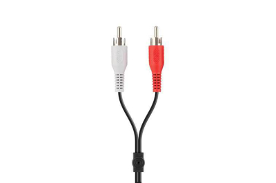 Belkin Portable Y Audio Cable 2m audio kabel 3.5mm RCA Zwart