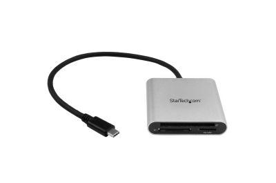 StarTech.com USB 3.0 Flash geheugen multi kaartlezer/schrijver met USB-C - SD, microSD, CompactFlash