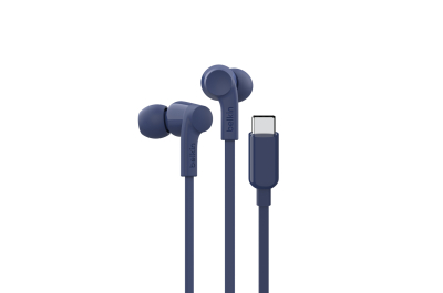 Belkin SoundForm Headset Bedraad In-ear Muziek/Voor elke dag USB Type-C Blauw