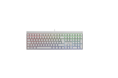 CHERRY MX 2.0S RGB toetsenbord Gamen USB QWERTZ Duits Wit