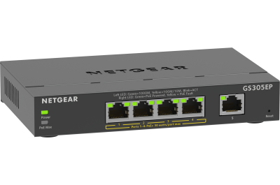 NETGEAR 5-Port Gigabit Ethernet PoE+ Plus Switch (GS305EP)