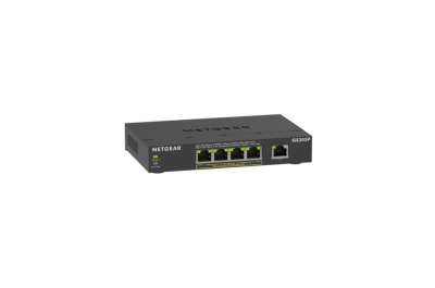 NETGEAR GS305Pv3 Unmanaged Gigabit Ethernet (10/100/1000) Power over Ethernet (PoE) Zwart