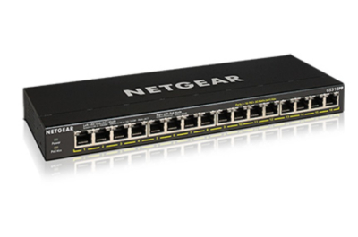 NETGEAR GS316PP Unmanaged Gigabit Ethernet (10/100/1000) Power over Ethernet (PoE) Zwart