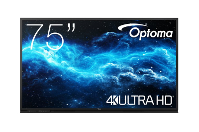 Optoma 3752RK Interactief flatscreen 190,5 cm (75") LED Wifi 400 cd/m² 4K Ultra HD Zwart Touchscreen Type processor Android 11