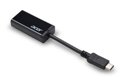 Acer HP.DSCAB.007 tussenstuk voor kabels USB Type-C HDMI Zwart