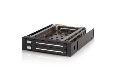 StarTech.com 2-Bay 2,5 inch Hot-Swappable SATA Mobile Rack Backplane