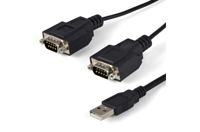 StarTech.com 2-poort FTDI USB naar RS232 Seriële Adapter Verloopkabel met COM-behoud