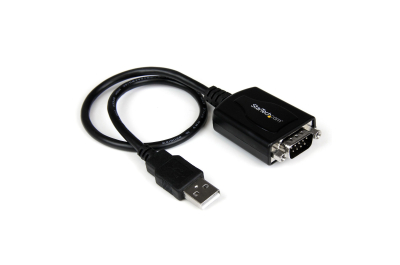 StarTech.com Korte USB naar RS232 Seriële DB9 Adapterkabel met COM-behoud