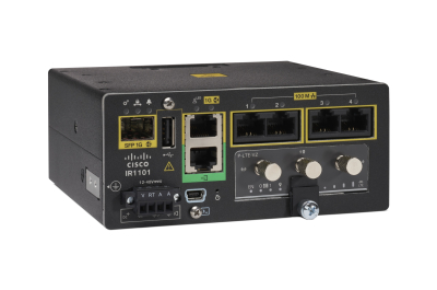 Cisco IR1101-A-K9 bedrade router Gigabit Ethernet Zwart