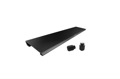 CHERRY AC 3.3 polssteun Aluminium Zwart