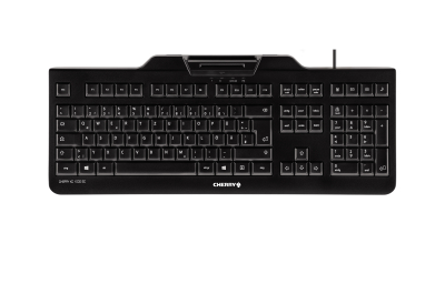 CHERRY KC 1000 SC toetsenbord USB QWERTY Amerikaans Engels Zwart