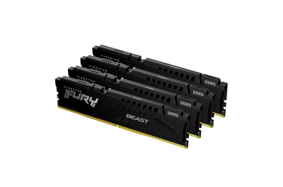 Kingston Technology FURY Beast 128GB 5200MT/s DDR5 CL40 DIMM (set van 4) Black XMP