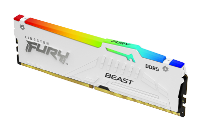 Kingston Technology FURY Beast 32GB 6000MT/s DDR5 CL30 DIMM White RGB XMP