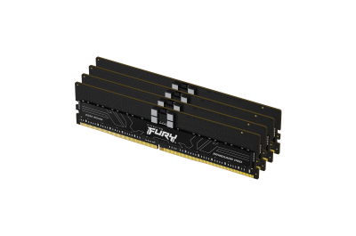 Kingston Technology FURY 64GB 6000MT/s DDR5 ECC Reg CL32 DIMM (set van 4) Renegade Pro EXPO
