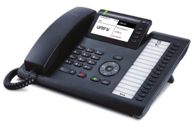 Unify OpenScape DeskPhone CP400T IP telefoon Zwart TFT