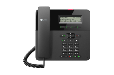 Unify OpenScape Desk Phone CP210 Analoge telefoon Zwart