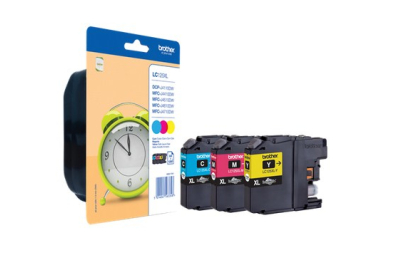 Brother LC-125XL inktcartridge 3 stuk(s) Origineel Cyaan, Magenta, Geel