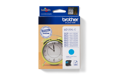 Brother LC-125XLC inktcartridge 1 stuk(s) Origineel Cyaan