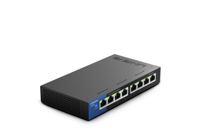 Linksys 8-poorts Desktop Gigabit-switch voor bedrijven (LGS108)