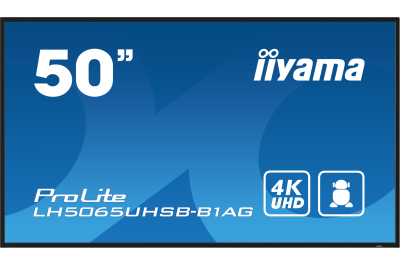 iiyama LH5065UHSB-B1AG beeldkrant Digitale signage flatscreen 125,7 cm (49.5") LCD Wifi 800 cd/m² 4K Ultra HD Zwart Type processor Android 11 24/7