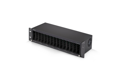StarTech.com 15-Slot Onbeheerd Media Converter Chassis voor MCM Media Converter Serie, Volledige Stroomisolatie, Actieve koeling, 19inch Rackmonteerbaar, TAA