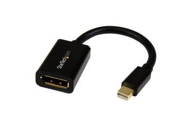 StarTech.com Mini DisplayPort naar DisplayPort Adapter - 4K x 2K UHD Video - Mini DP to DP Convertor - Mini DisplayPort naar DisplayPort 1.2 Adapter - mDP PC/Computer naar DP Monitor/Scherm