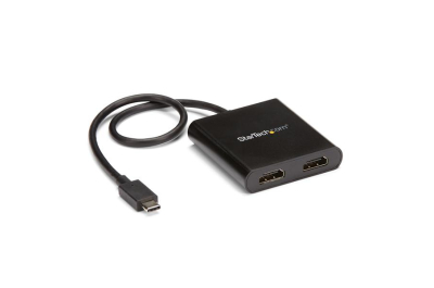 StarTech.com USB-C naar HDMI multi-monitor splitter 2-poorts MST Hub