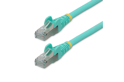 StarTech.com 7m CAT6a Ethernet Kabel, Aqua, Low Smoke Zero Halogen (LSZH), 10GbE 500MHz 100W PoE++ Snagless RJ-45 S/FTP Netwerk Patch Kabel met Trekontlasting, Fluke Tested/ETL