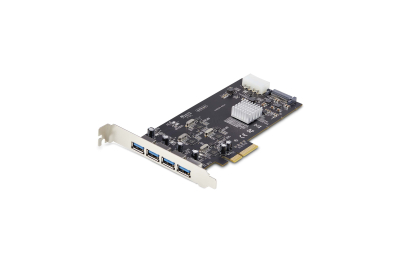 StarTech.com 4-Port USB PCIe Kaart, USB 3.2 5Gbps, PCI Express Uitbreidingskaart met 4x Onafhankelijke USB Controllers, 4x USB-A Poorten, Windows/Linux
