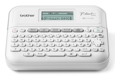 Brother PT-D410 labelprinter Thermo transfer 180 x 180 DPI 20 mm/sec Bedraad TZe QWERTY