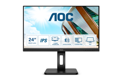 AOC P2 Q24P2Q computer monitor 60,5 cm (23.8") 2560 x 1440 Pixels Quad HD LED Zwart