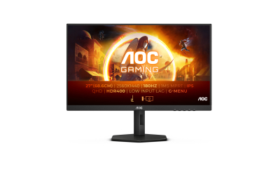 AOC Q27G4X LED display 68,6 cm (27") 2560 x 1440 Pixels Quad HD LCD Zwart