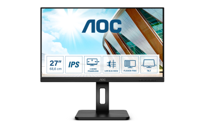 AOC P2 Q27P2Q LED display 68,6 cm (27") 2560 x 1440 Pixels Quad HD Zwart