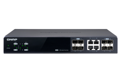 QNAP QSW-M804-4C netwerk-switch Managed 10G Ethernet (100/1000/10000) Zwart