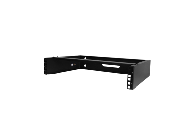 StarTech.com 2U Wandmonteerbare Netwerk Rack, 35cm (14") Diep (Low Profile), 19" Patch Panel Bracket voor Smalle Server, IT Apparatuur, Netwerk Switches, Draagvermogen: 35kg, Zwart