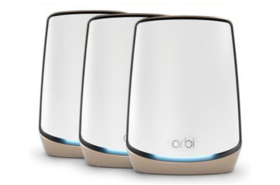 NETGEAR Orbi 860 AX6000 WiFi System Tri-band (2.4 GHz / 5 GHz / 5 GHz) Wi-Fi 6 (802.11ax) Wit 4 Intern