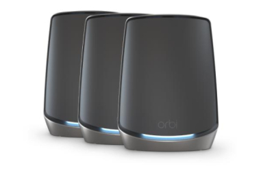 NETGEAR Orbi 860 AX6000 WiFi System black edition Tri-band (2.4 GHz / 5 GHz / 5 GHz) Wi-Fi 6 (802.11ax) Zwart 4 Intern