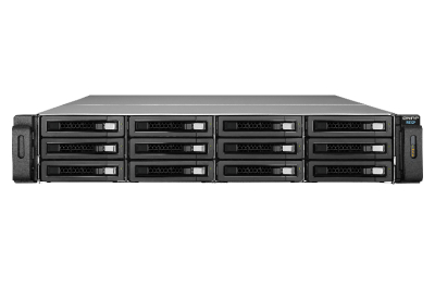 QNAP REXP-1220U-RP disk array Rack (2U) Zwart