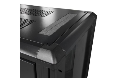 StarTech.com 4 Post 25U Netwerkkast, Vergrendelbare 19" Patchkast voor Computer / AV / IT / Data Apparatuur, Server Rack voor Bureau/Thuis met Wielen & Verstelbare Montagerails