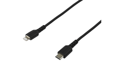 StarTech.com Premium USB-C naar Lightning Kabel 2m Zwart - USB Type C naar Lightning Charge & Sync Oplaadkabel - Verstevigd met Aramide Vezels - Apple MFi Gecertificeerd - iPad Air iPhone 12